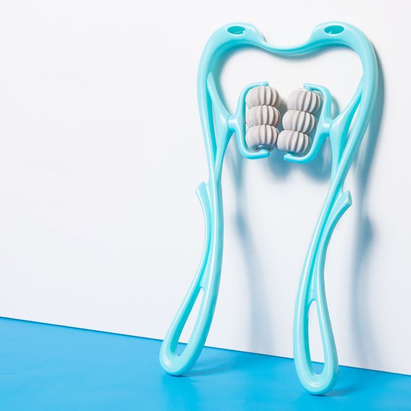 6 roller neck massager for shoulders and back massage